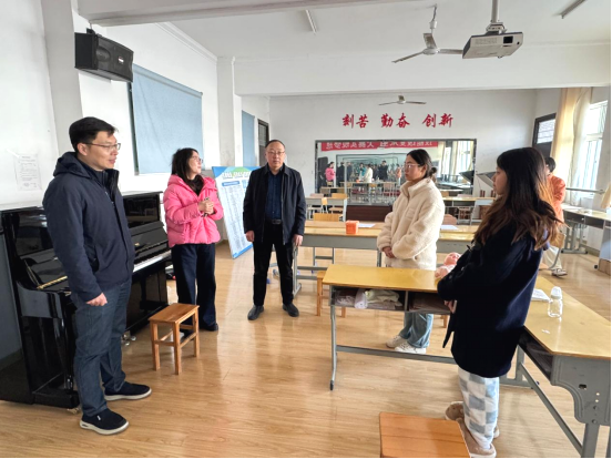 校領(lǐng)導(dǎo)深入一線(xiàn)指導(dǎo) 鼓舞士氣添干勁